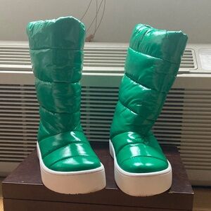 Jeffrey Campbell Vibrant Green Winter Boots